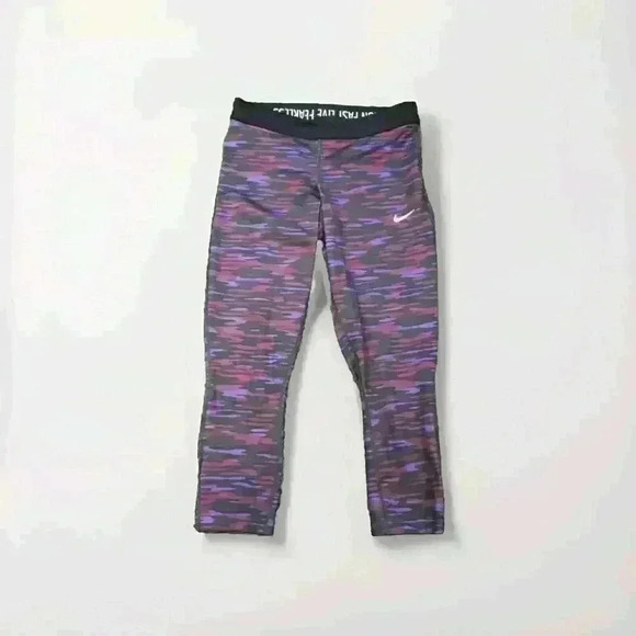Nike Dri Fit 3/4 Length Compression Running Training Tights (Women's Small 4480 - Picture 1 of 9